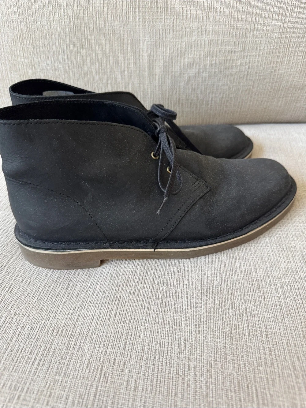 Clarks Black Suede Men's Chukka Boots